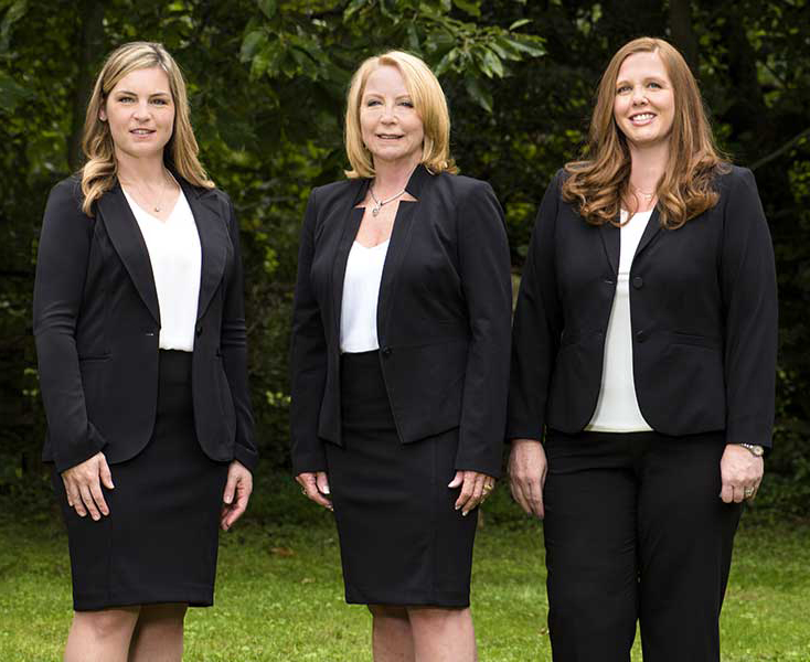 Three attorneys group photo